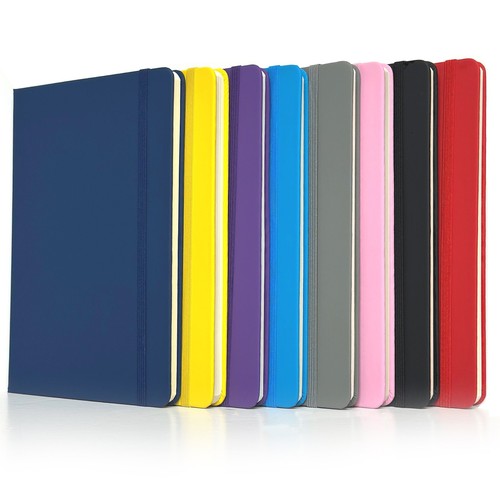 Hardback lined notebook - a5,