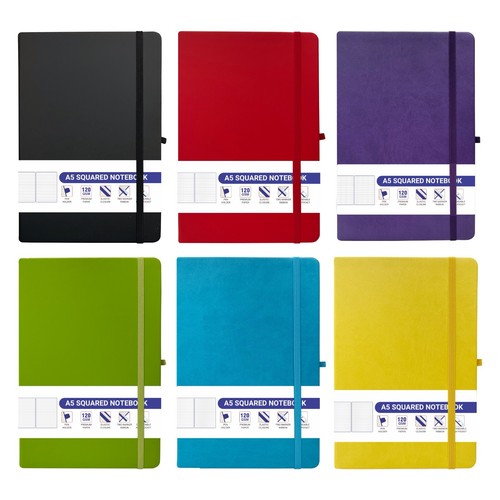 Square rulled notebook 120 - a5,