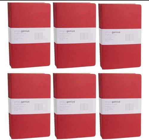Red lined notebook - 2x,