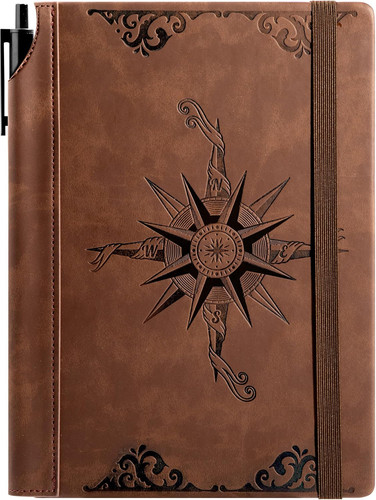 Hardcover lined leather - a5,