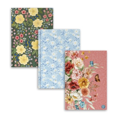 Floral hardback notebook - hardback,