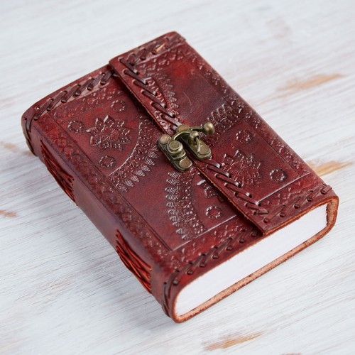 Embossed stitched leather - embossed,