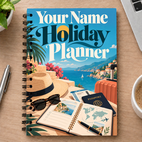 Holiday planner personalised - holiday,