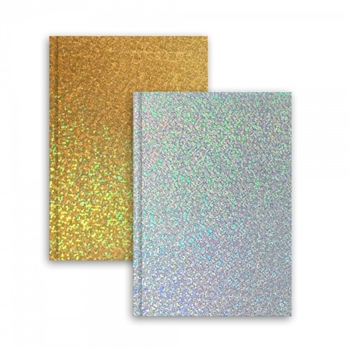 Gold silver holographic - a5,