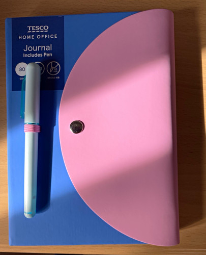 New tesco journal with pen - a5,