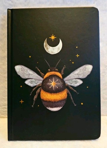 Black gold hardback lined - a5,