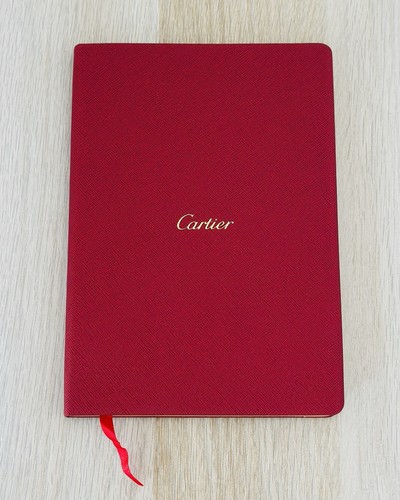Cartier red notebook - a5,